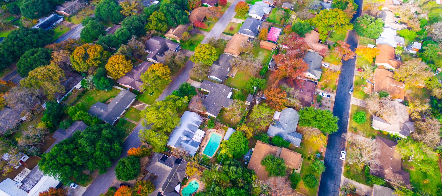 drone shot of converse, tx