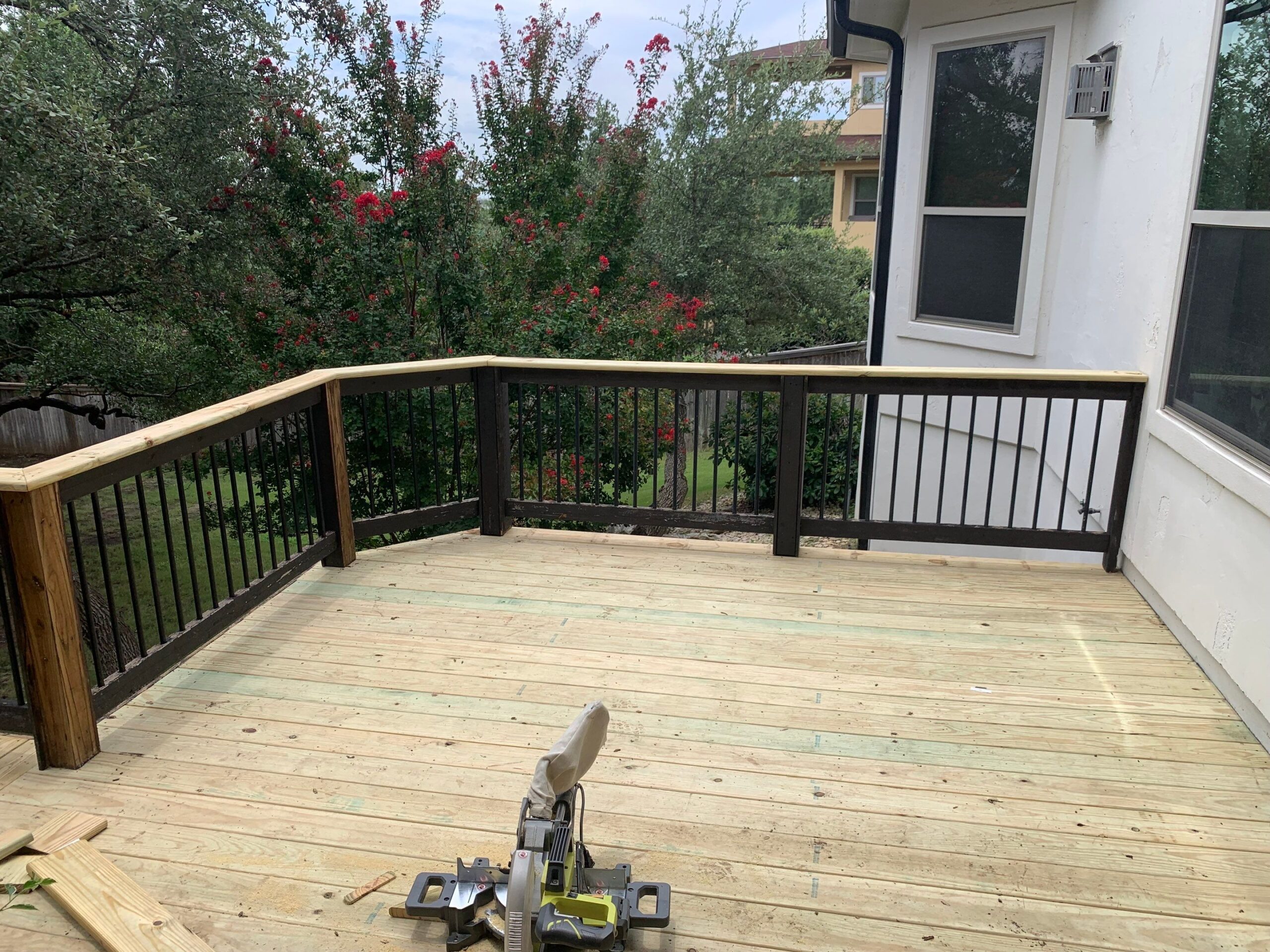 deck staining before san antonio 78258 scaled Deck Staining